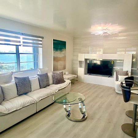 Panoramic Luxurious Waterfront One Bedroom Apartment With Miami Skyline View Free Parking 5Min Drive To Miami Beach Luaran gambar